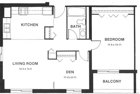 one bedroom plus den